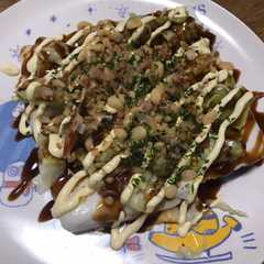 รูปของ 簡単！焼くだけお好み焼き風はんぺん