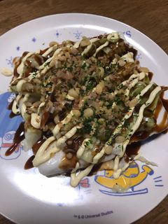 簡単!焼くだけお好み焼き風はんぺん-レシピのメイン写真