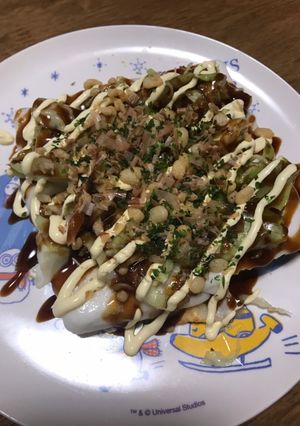 簡単!焼くだけお好み焼き風はんぺん-レシピのメイン写真