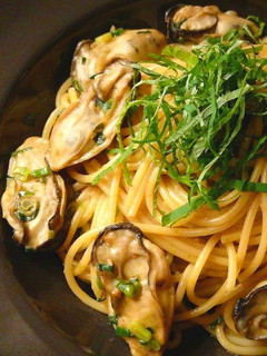 プロ直伝!牡蠣と大葉の海苔パスタ-レシピのメイン写真