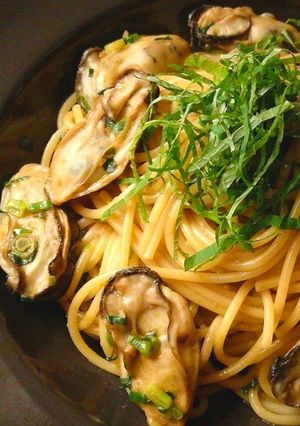 プロ直伝！牡蠣と大葉の海苔パスタ-レシピのメイン写真