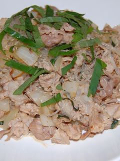 豚肉と春雨の大葉炒め◎-レシピのメイン写真