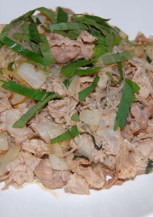 豚肉と春雨の大葉炒め◎-レシピのメイン写真