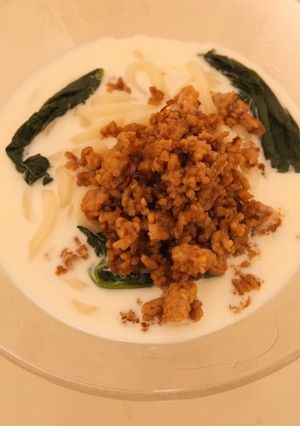 坦々クリームうどん-レシピのメイン写真