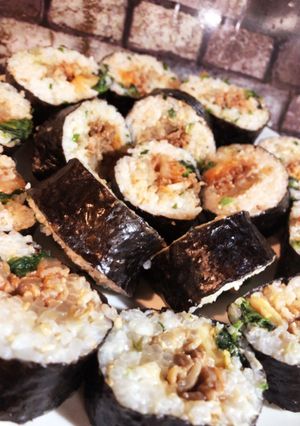 簡単！大好評のキンパ風海苔巻き-レシピのメイン写真