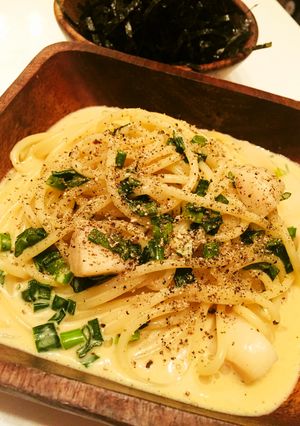 簡単飲み干すウニソースの和風カルボナーラ-レシピのメイン写真