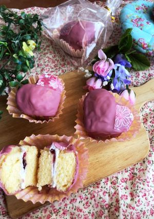 バレンタインに♡可愛いルビーチョコパイ-レシピのメイン写真