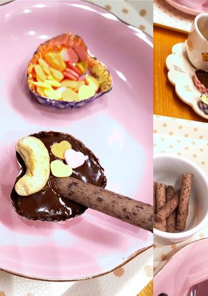 簡単お洒落チョコフォンデュバレンタイン-レシピのメイン写真