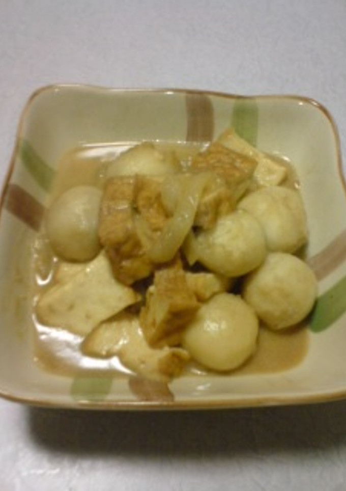 さといもと厚揚げの味噌煮-レシピのメイン写真
