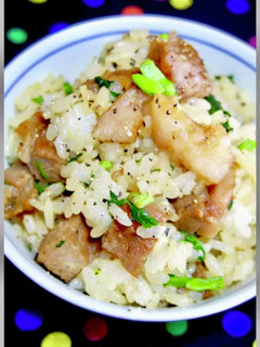 たっぷり牛ステーキ肉とクレソンの混ぜご飯-レシピのメイン写真