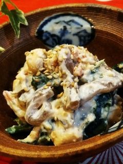 濃厚あけぼの大豆の白和え-レシピのメイン写真