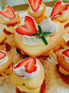 バレンタイン❤クッキーサンドチーズケーキ-レシピのメイン写真
