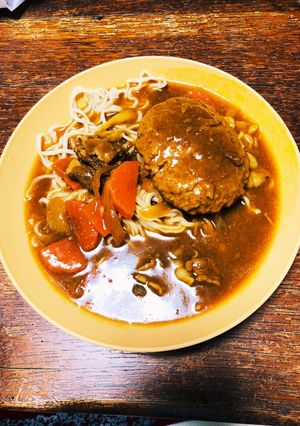 簡単・残りのカレーからのラーメン-レシピのメイン写真