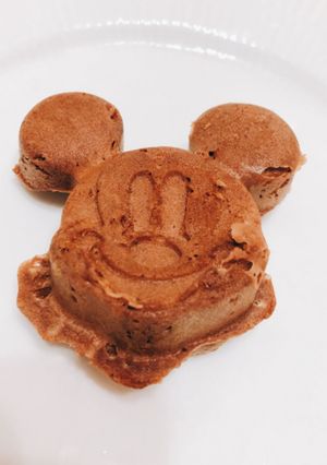 レンジで2分　砂糖不使用ココアケーキ-レシピのメイン写真