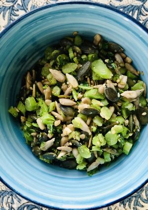 ケールの茎と種たっぷりの常備菜-レシピのメイン写真
