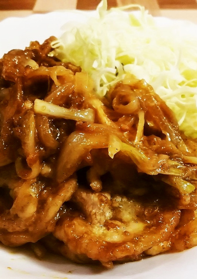 マヨネーズ+カレー粉で生姜焼きマヨソテー-レシピのメイン写真
