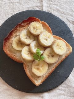 バナナチーズトースト -レシピのメイン写真