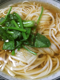ほうれん草うどん-レシピのメイン写真