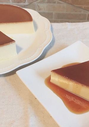 チーズプリンケーキ-レシピのメイン写真