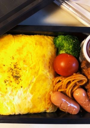 中学生弁当日記(オムライス編)-レシピのメイン写真