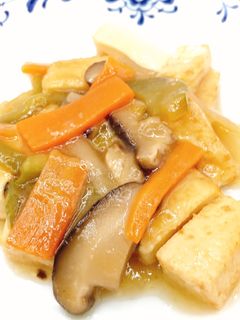 【病院】厚あげ中華炒め【給食】-レシピのメイン写真