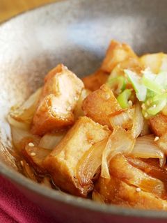 厚揚げ豆腐のガリバタ照り焼き-レシピのメイン写真