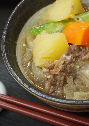 『甘酒肉じゃが』-レシピのメイン写真