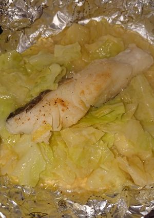 簡単旨！春キャベツとタラの蒸し焼き-レシピのメイン写真