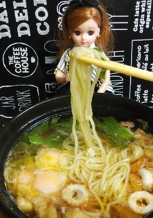 リカちゃん♡鍋焼きラーメン(高知)ご当地-レシピのメイン写真