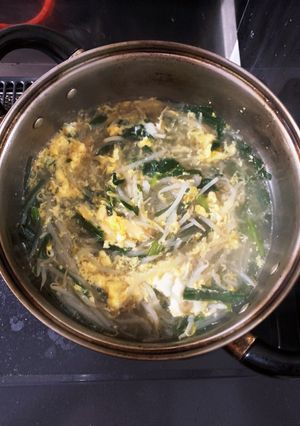ニラ玉中華スープ-レシピのメイン写真