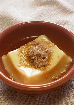 ☆玉子どうふに♪白ごま・鰹節をかけて☆-レシピのメイン写真