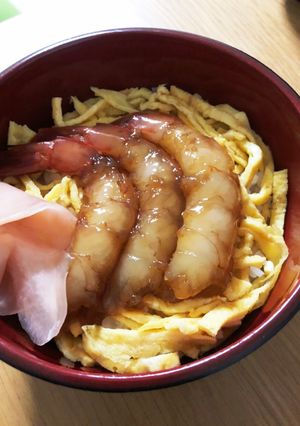 赤エビ漬け丼！サムライレシピ-レシピのメイン写真