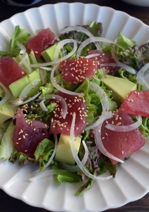 超時短♪マグロとアボガドのチョレギサラダ-レシピのメイン写真