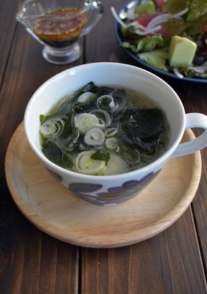 湯戻し不要♪さっぱりワカメと春雨スープ-レシピのメイン写真
