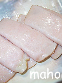 ハムdeくるくるカッテージチーズ焼き-レシピのメイン写真