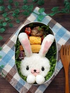 キャラ弁 うさぎのモフィー-レシピのメイン写真