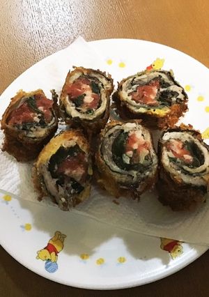 いわしの梅ロールカツ-レシピのメイン写真
