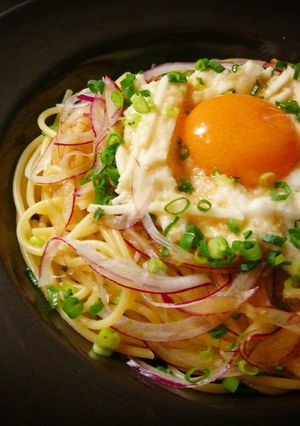 プロ直伝！ネバネバとろろ和風パスタ-レシピのメイン写真