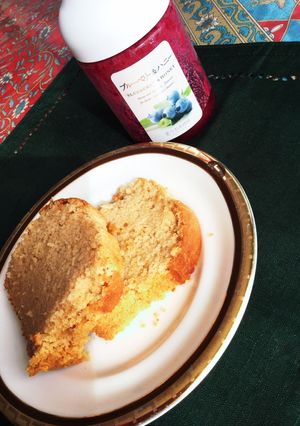 甘酸っぱいブルーベリーハニーケーキ！-レシピのメイン写真