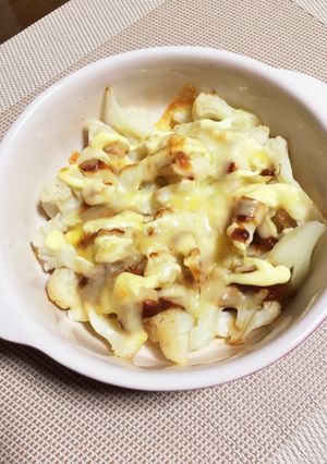 カリフラワーの味噌マヨ焼き♪-レシピのメイン写真