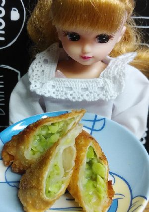リカちゃん♡春巻きで恵方巻き(棒餃子)-レシピのメイン写真