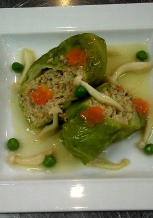 春キャベツの和風ロールコンソメ煮-レシピのメイン写真