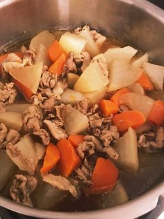 【活力鍋】豚こま大根人参煮物-レシピのメイン写真