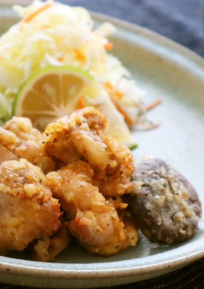 乾しいたけのうまみを味わうとり天-レシピのメイン写真
