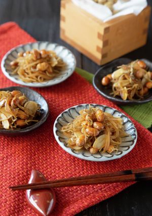余った節分豆をリメイク♪福豆ビーフン小鉢-レシピのメイン写真