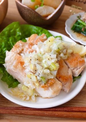 カリカリ♪鶏肉のねぎ塩だれ-レシピのメイン写真
