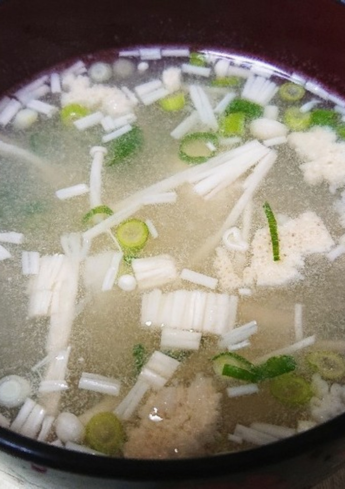 うどんスープを使った長芋のすり流し汁-レシピのメイン写真