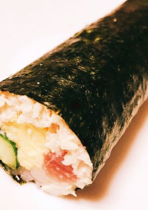 糖質制限　鶏胸肉で恵方巻き(太巻)-レシピのメイン写真