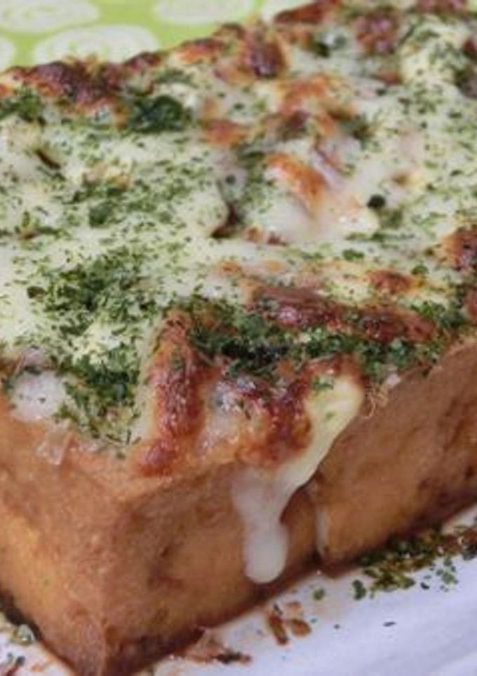 のせる順番だけ☆厚揚げのたこ焼き風ピザ-レシピのメイン写真