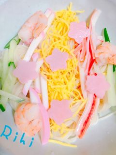 天の川風そうめん-レシピのメイン写真